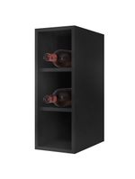 Armário Nevada e Balcão para Pia 180cm Dallas Preto/Cinza – Lumil