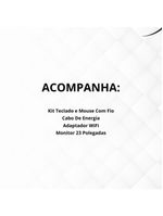 Computador Completo Intel Core I7 16gb Monitor 23 Hdmi Ssd 1tb Windows