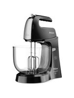 Batedeira Philco Crome Base Cristal Duo Turbo Preta 550W 110V