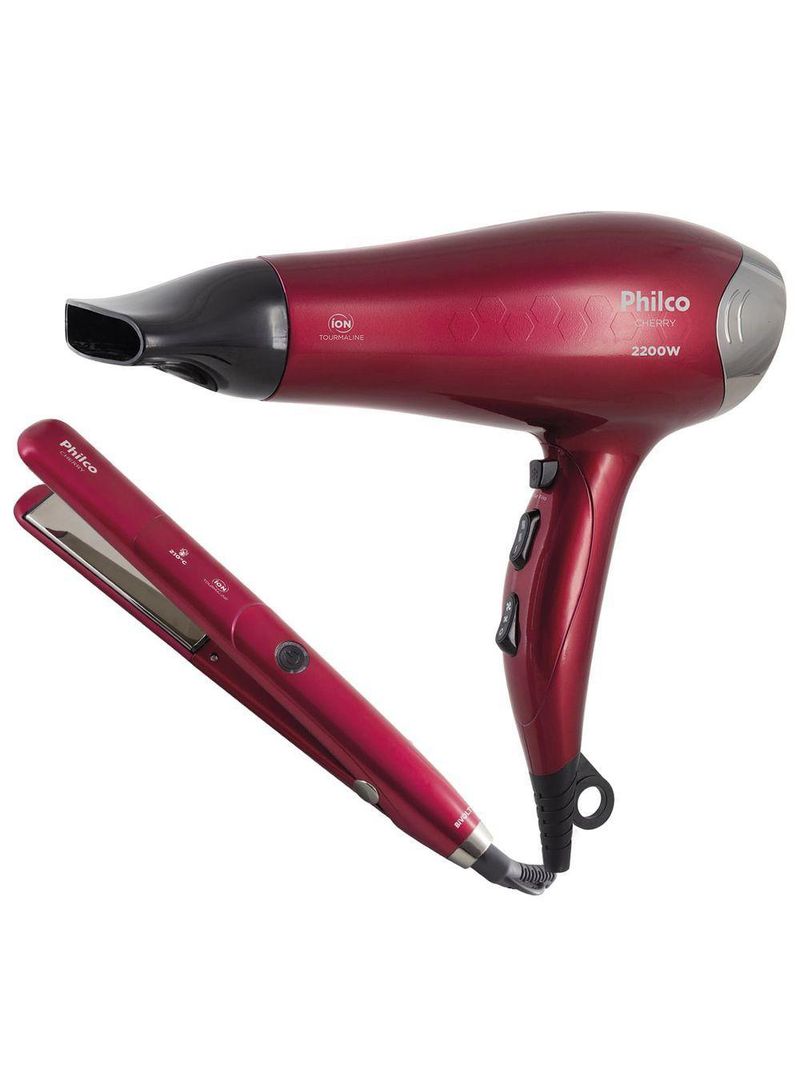 Kit Cuidados Pessoais Philco PKT3250 Cherry Íon 110V