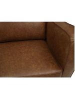 Sofá De Couro Guarujá 3 Lugares Soft Mel - Mempra Design