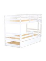 Treliche Solteiro Dreams com Grade de Proteção Madeira Maciça Branco Megamobilia