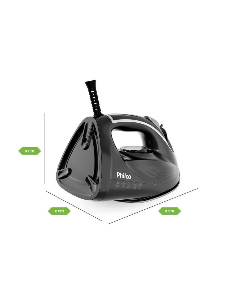 Ferro De Passar A Vapor Philco 320ml Base Cerâmica PFV70 110V
