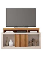 Bancada Rack Para Tv Até 55 Polegadas Marrom Frost Caemmun