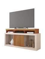 Bancada Rack Para Tv Até 55 Polegadas Marrom Frost Caemmun