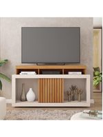 Bancada Rack Para Tv Até 55 Polegadas Marrom Frost Caemmun