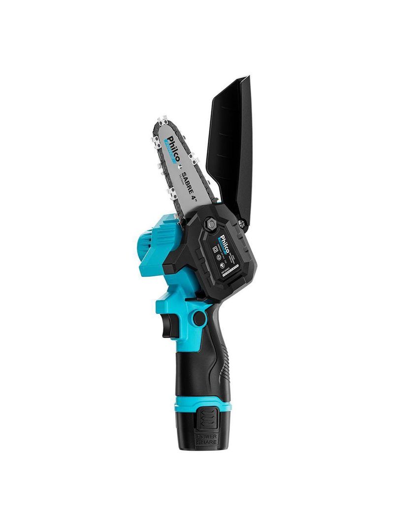 Mini Motosserra Philco Force PMM124 Bateria De Lítio 7 Acessórios Bivolt