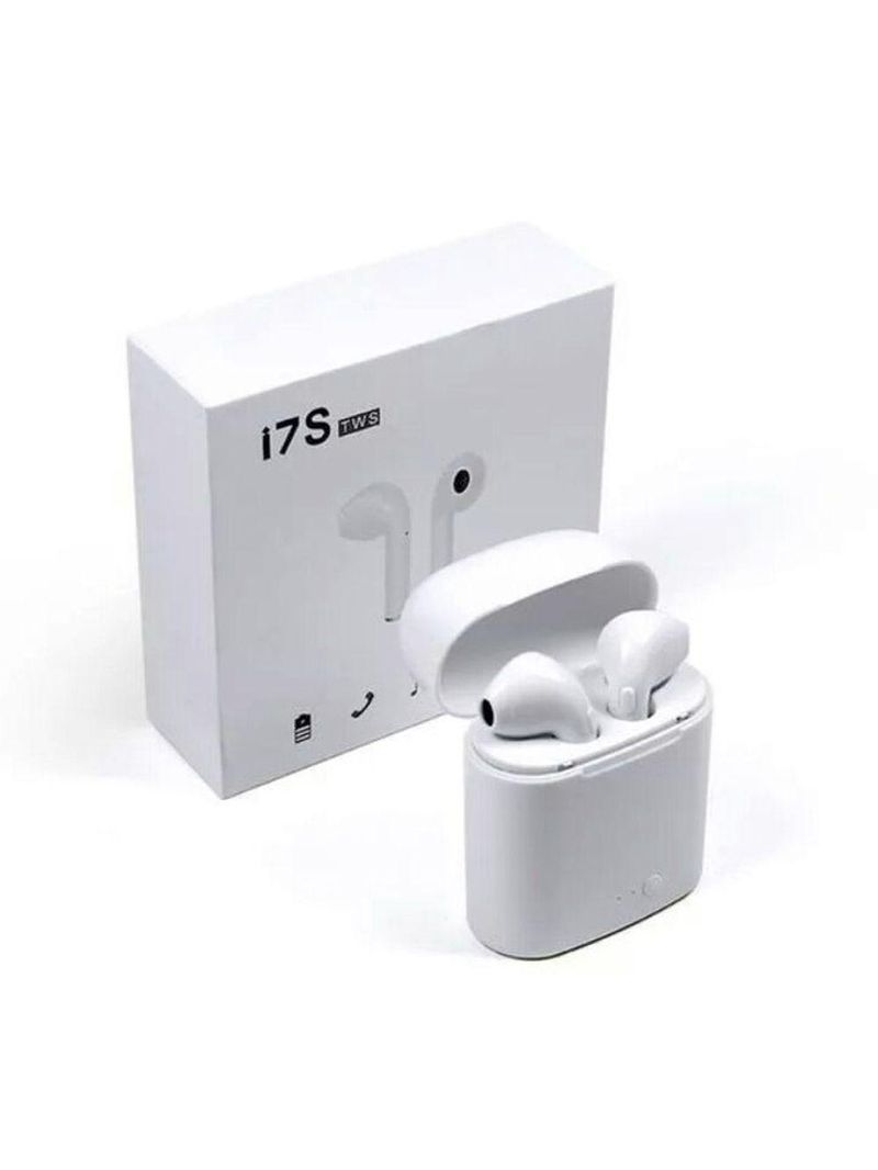 Fone Ouvido Bluetooth I7s 42 Par Tws Sem Fio Case Base - Branco