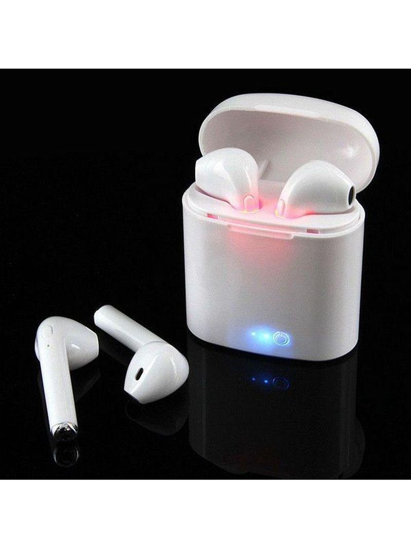 Fone Ouvido Bluetooth I7s 42 Par Tws Sem Fio Case Base - Branco