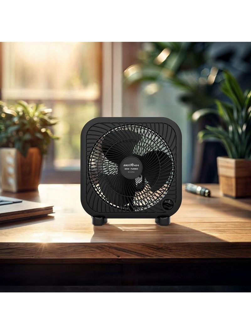 Ventilador Circulador Britânia 30W 3 Velocidades BCA25A 110V