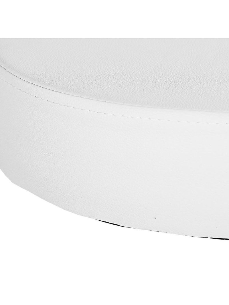 Banqueta Mocho Sem Encosto Com Regulagem De Altura - Branco