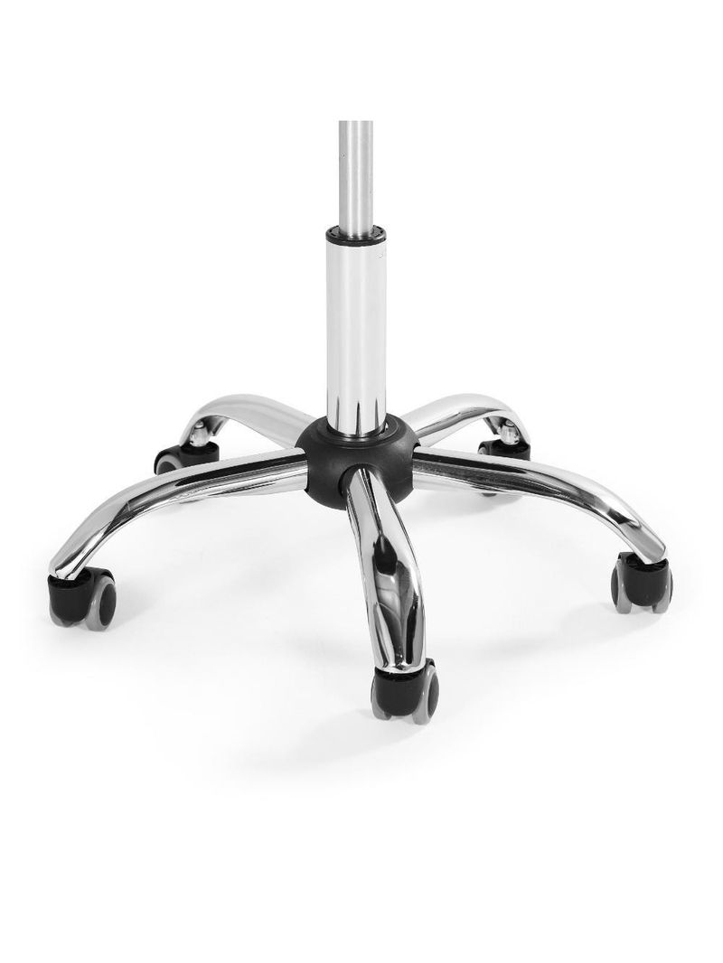 Banqueta Mocho Sem Encosto Com Regulagem De Altura - Branco