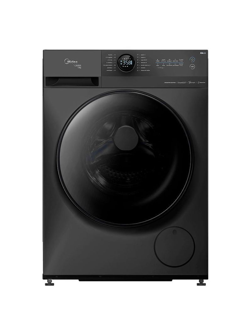 Máquina De Lavar Midea 13kg Healthguard Conectada Titanium MF200W130WB/GK-02 220V