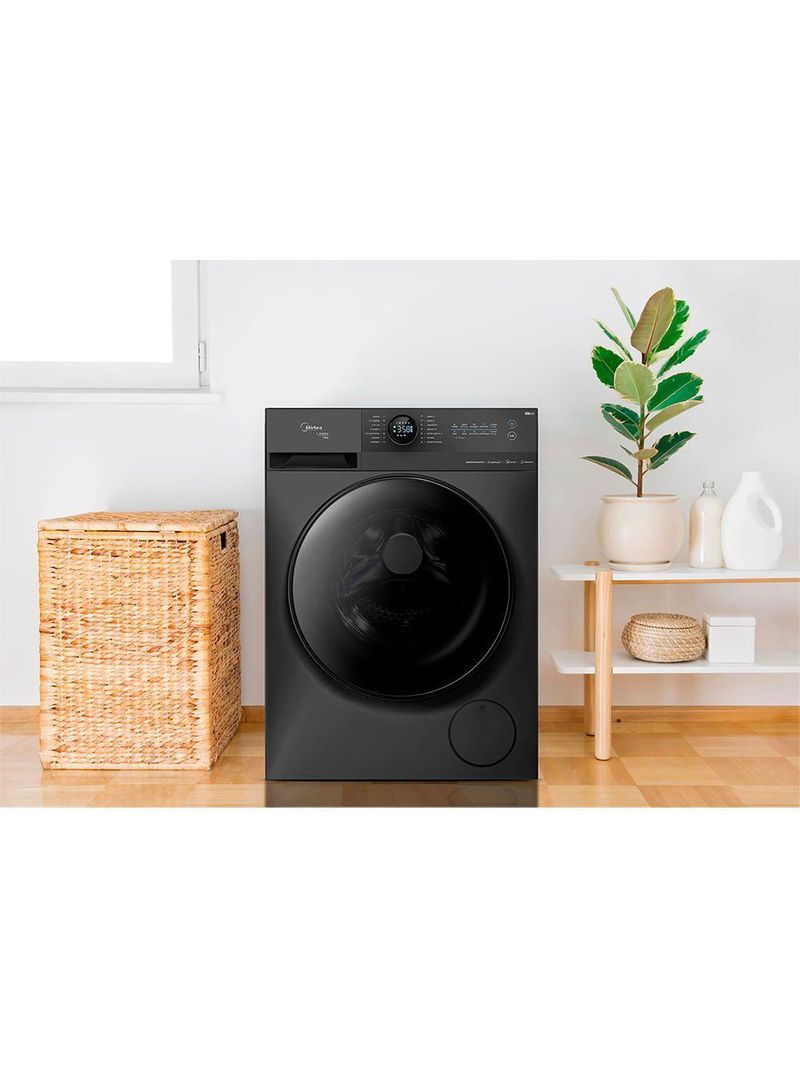 Máquina De Lavar Midea 13kg Healthguard Conectada Titanium MF200W130WB/GK-02 220V