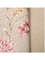 Cobre Leito Buettner Queen Microfibra Renove Estampado Leticia 3 Peças Bege