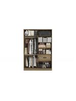 Guarda-roupa 4 Pts 2 Gvts Kappesberg Adapt Nogueira-branco