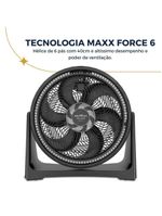 Ventilador Circulador Britânia 160W 3 Velocidades BCA40A 110V