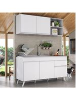 Armário De Cozinha Compacta Multimóveis Branco