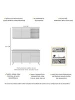 Armário De Cozinha Compacta Multimóveis Branco