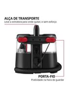 Extratora E Higienizadora Portátil Deep Cleaner I Mondial 1650W EXP-01-R 127V 60hz