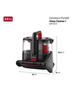 Extratora E Higienizadora Portátil Deep Cleaner I Mondial 1650W EXP-01-R 127V 60hz