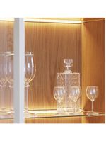 Cristaleira Guanabara Off White Freijó- Colibri