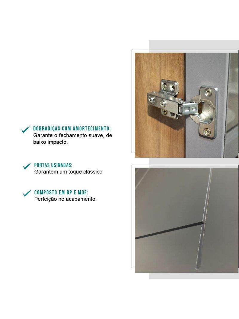 Torre Quente Milla Nog/cinza 70cm Carraro