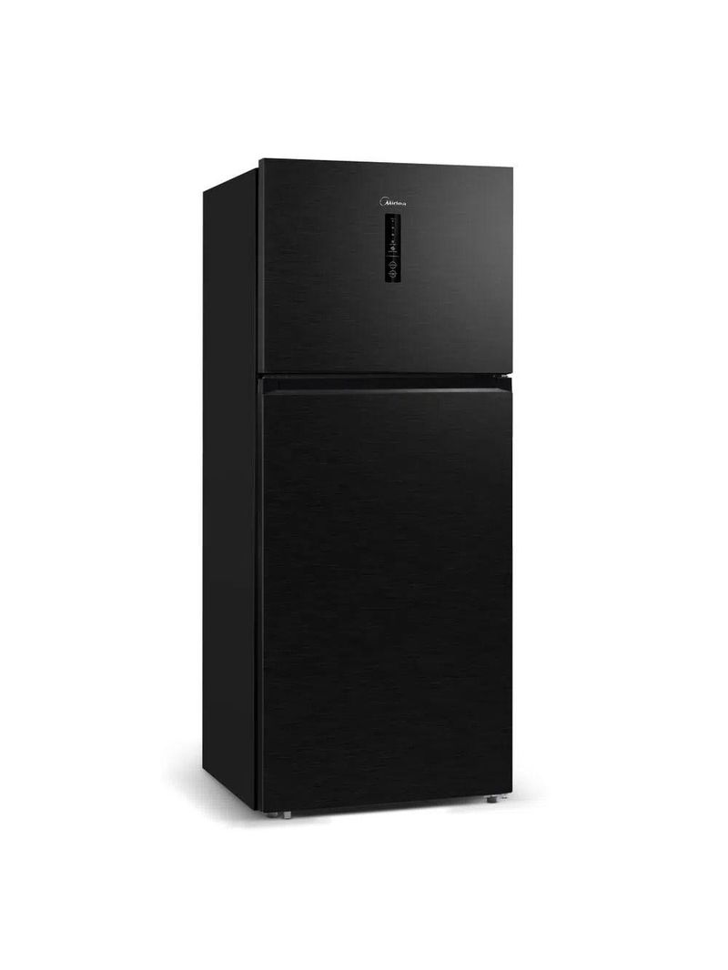 Geladeira Midea MD-RT645MTA Frost Free Duplex 463L Inox Black Edition Painel Touch e LED Preto – 127V
