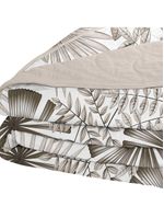 Cobre Leito Tecebem Casal Malha 100% Algodão Estampado Em Matelassê Cloe 210x240m Trigo