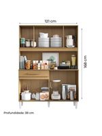 Armário De Cozinha Marina Atacama/Grafite