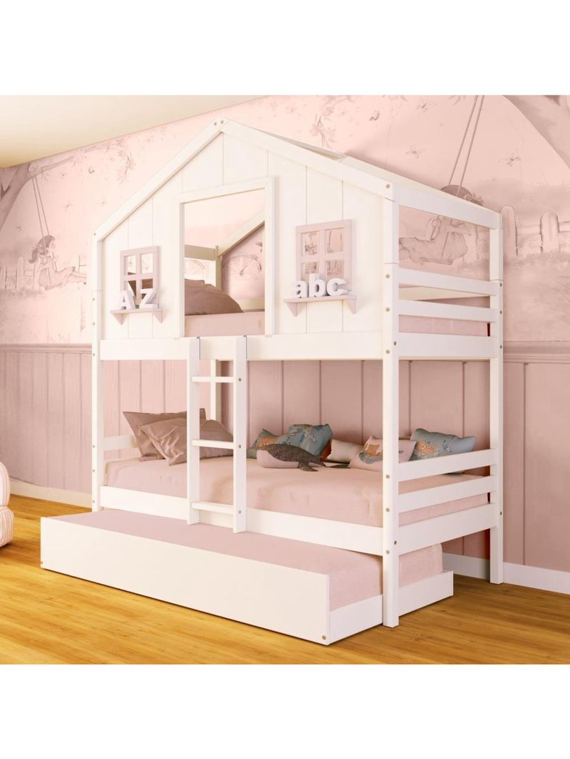 Treliche Casinha Dos Sonhos Madeira Maciça Megamobilia