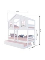 Treliche Casinha Dos Sonhos Madeira Maciça Megamobilia