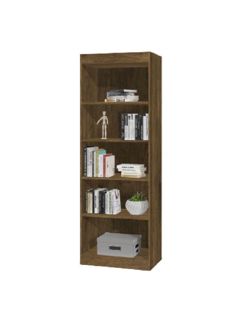 Estante Livreiro Multi 4 Prateleiras 1,71m Office Jequitibá J&a Jequitibá