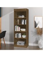 Estante Livreiro Multi 4 Prateleiras 1,71m Office Jequitibá J&a Jequitibá