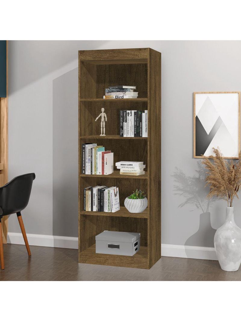 Estante Livreiro Multi 4 Prateleiras 1,71m Office Jequitibá J&a Jequitibá