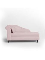 Recamier Diva França 1,60m Suede Rosa Bebe - Inova Decor