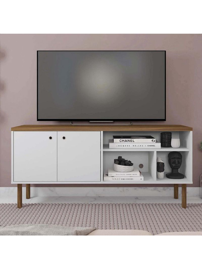 Bancada Para Tv Até 60 Polegadas Multi Branco Caemmun