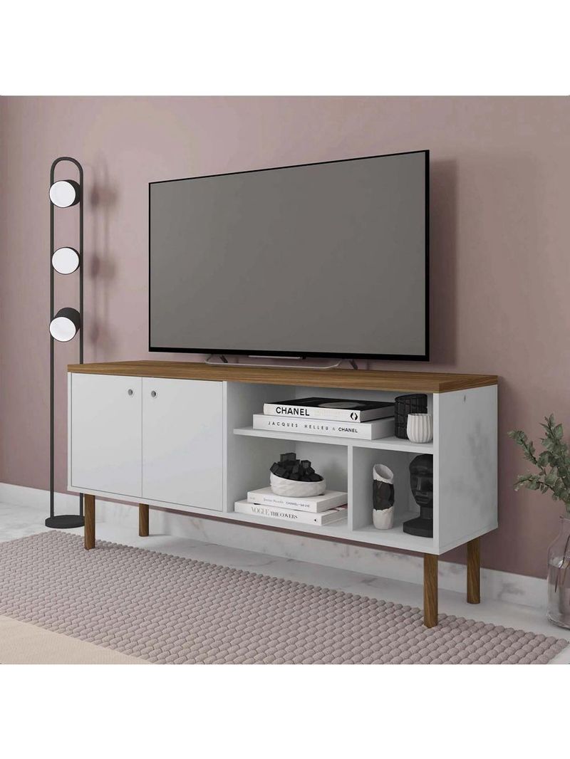 Bancada Para Tv Até 60 Polegadas Multi Branco Caemmun