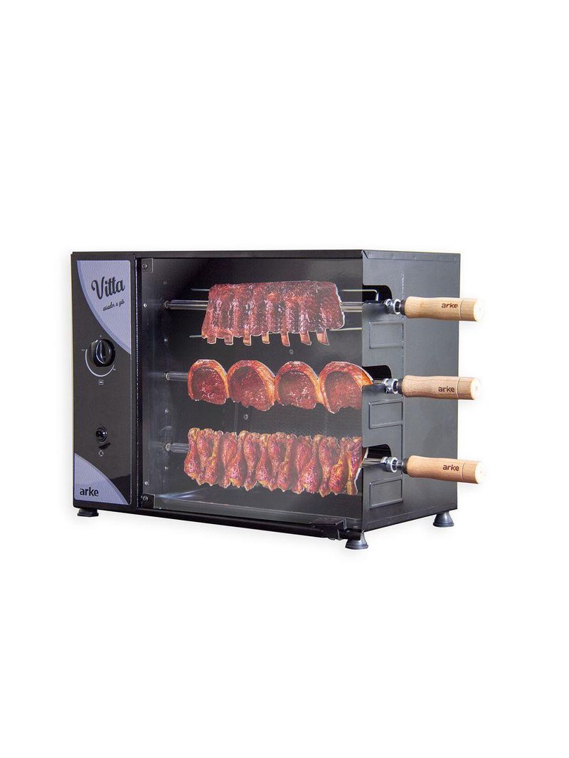 Churrasqueira Assador Gás Gn 55 Cm Infravermelho 110v Arke