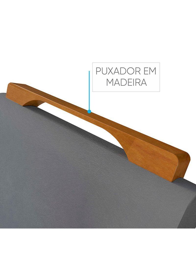 Conjunto 4 Cadeiras Safira Em Madeira Maciça Móveis Mundial Cinza Profundo