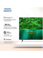 Smart Tv Philips Led 50" 4k Uhd Pug7408/78 Google Tv, Wi-fi E Bluetooth Integrados