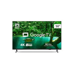 Smart Tv Philips Led 50" 4k Uhd Pug7408/78 Google Tv, Wi-fi E Bluetooth Integrados