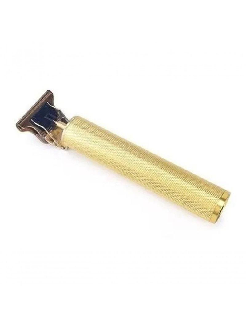 Máquina De Cortar Aparador De Cabelo E Barbeador T9 Dourado