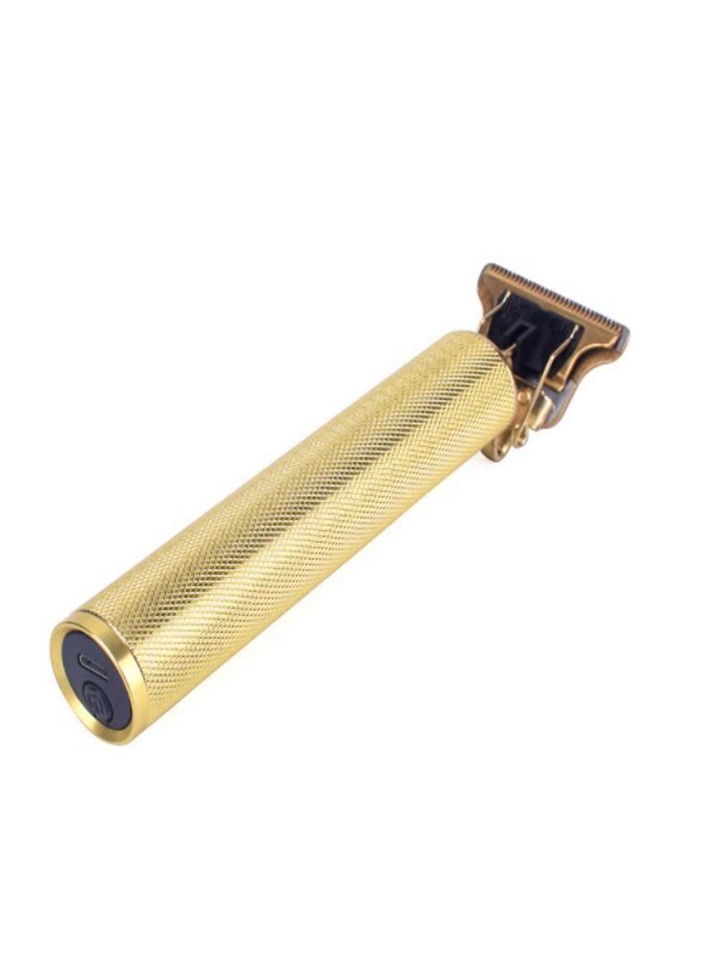 Máquina De Cortar Aparador De Cabelo E Barbeador T9 Dourado