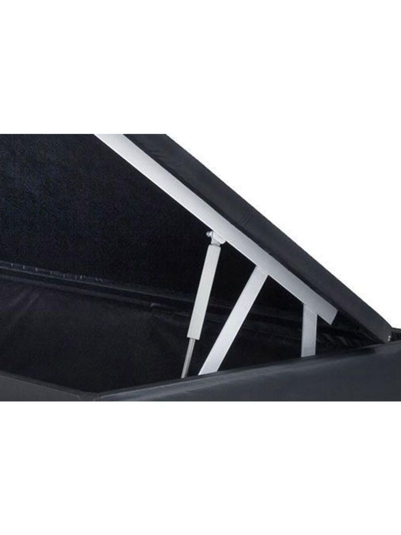 Cama Box Baú Casal Universal Courano Gray (138x188x35) - Ortobom