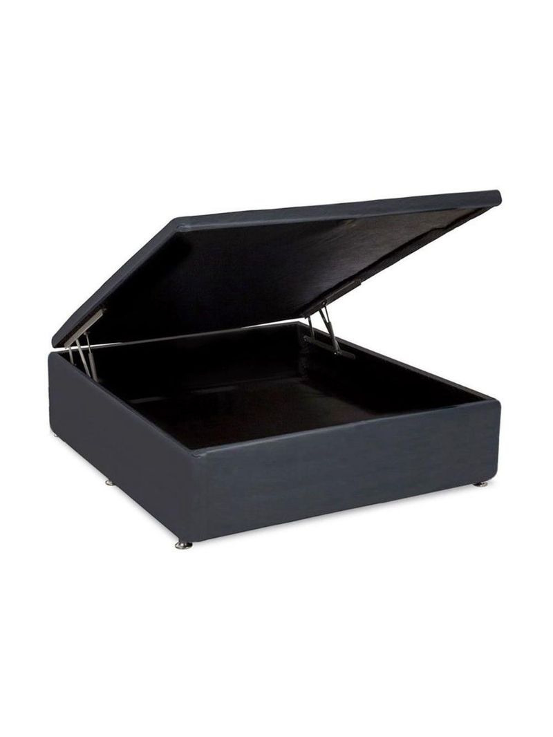 Cama Box Baú Casal Universal Courano Gray (138x188x35) - Ortobom