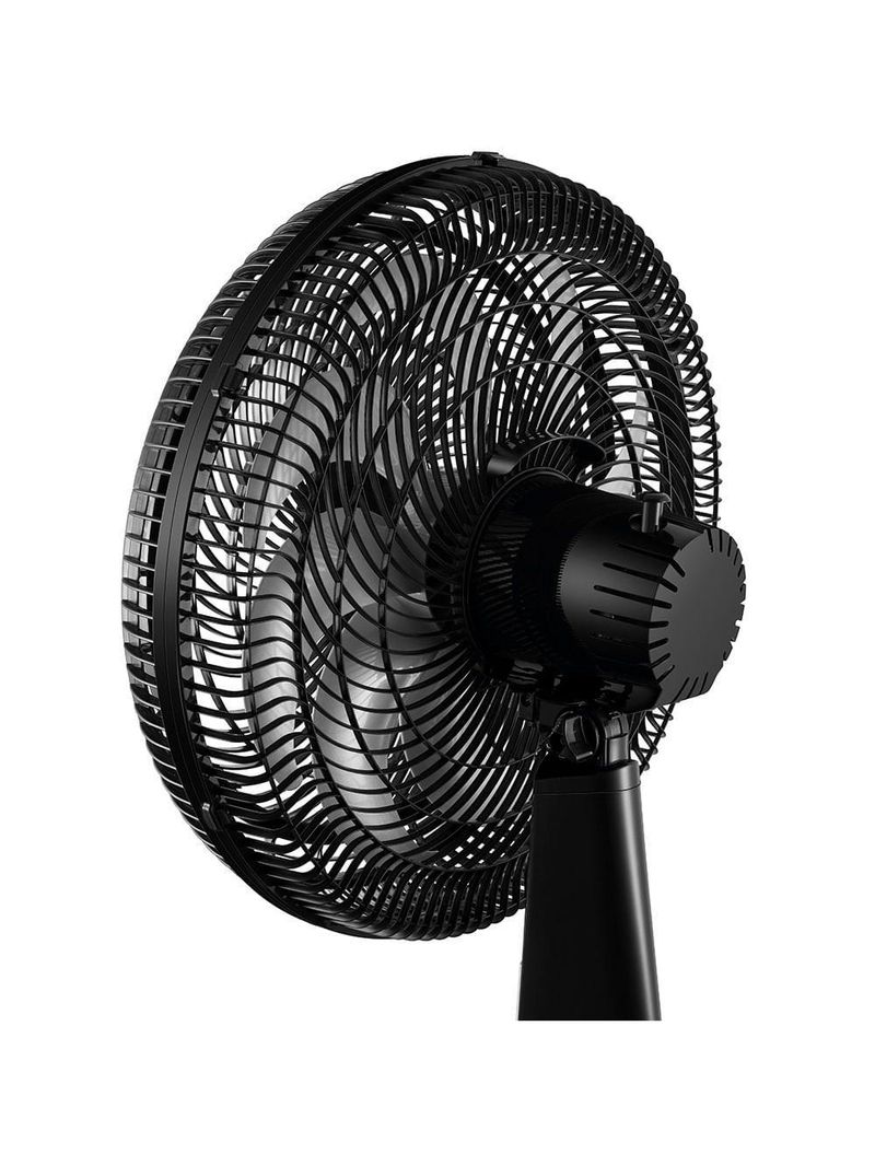 Ventilador De Mesa Mondial Turbo 8 Pás 40 Cm Repelente Líquido Vtx-40-8p-rl Vent 40cm-220v-preto/prata