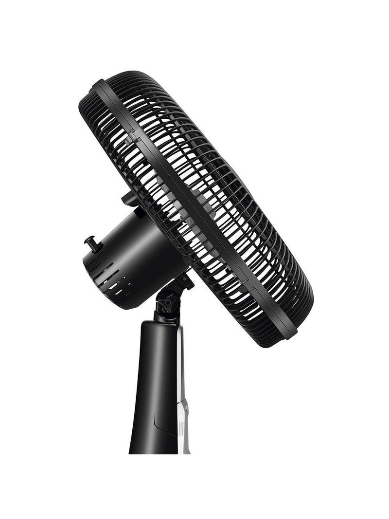 Ventilador De Mesa Mondial Turbo 8 Pás 40 Cm Repelente Líquido Vtx-40-8p-rl Vent 40cm-220v-preto/prata