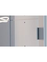 Guarda Roupa Casal 3 Portas de Correr e 4 Gavetas C/ Espelho e Pés Veneza Gold Branco - Rufato