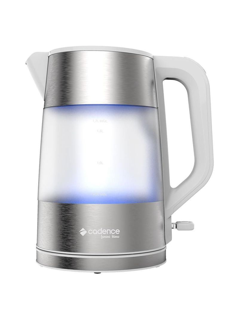 Chaleira Elétrica Cadence Lumini Blanc 1,7l 127v